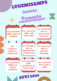 Lugemisamps lastele Tamsalu raamatukogus